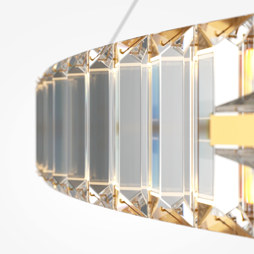 Maytoni P097PL-L90G4K - LED Lustr na lanku KRONE LED/90W/230V CRI 90 pr. 80,5 cm zlatá