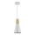Maytoni P359-PL-140-W - Lustr na lanku BICONES 1xE27/60W/230V pr. 14 cm bílá/béžová