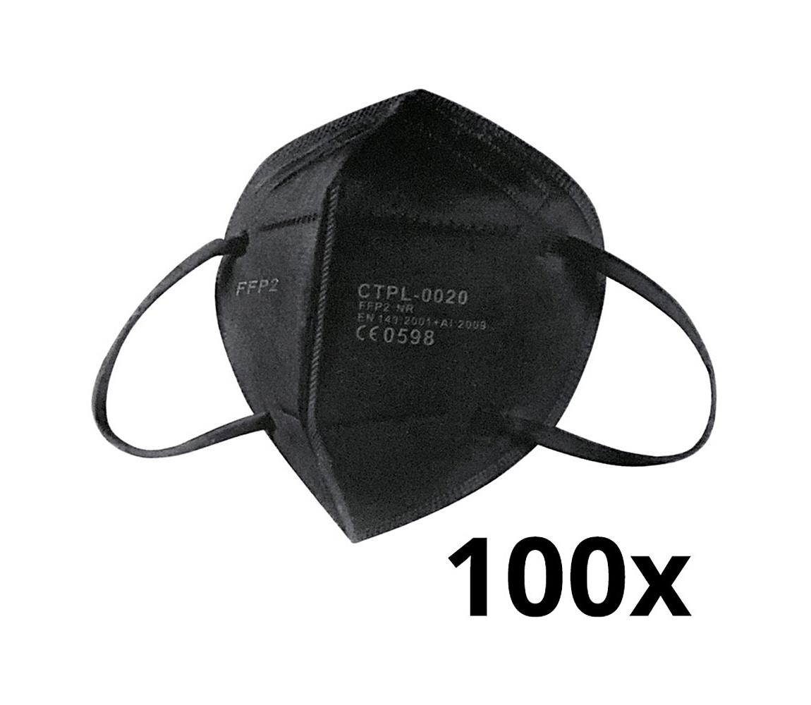 IMobily Media Sanex Respirátor FFP2 NR / KN95 Black 100ks SL9980-100ks