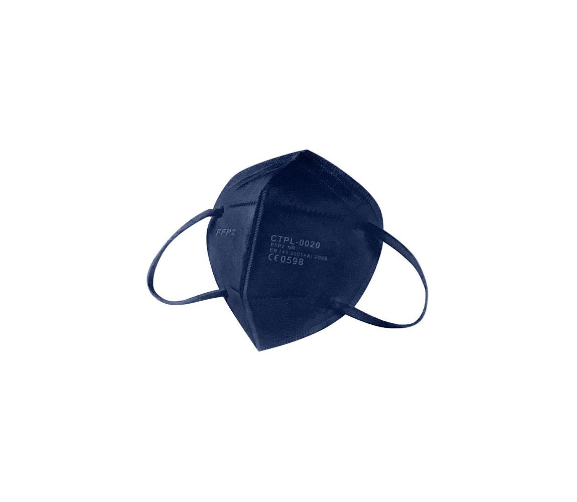 IMobily Media Sanex Respirátor FFP2 NR / KN95 Dark blue 1ks SL9975
