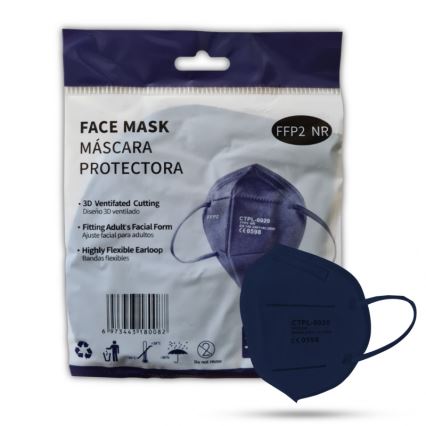 Media Sanex Respirátor FFP2 NR / KN95 Dark blue 1ks
