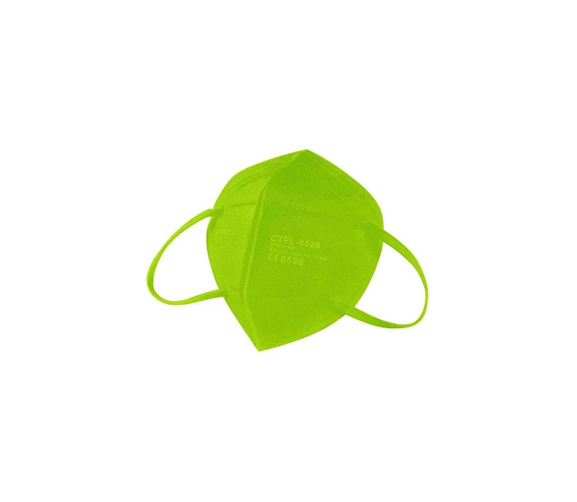 IMobily Media Sanex Respirátor FFP2 NR / KN95 Green 1ks SL9977
