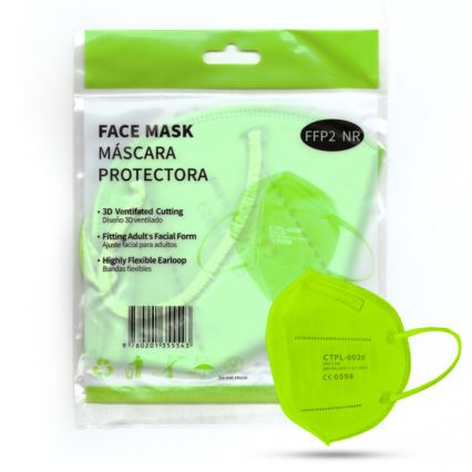 Media Sanex Respirátor FFP2 NR / KN95 Green 20ks