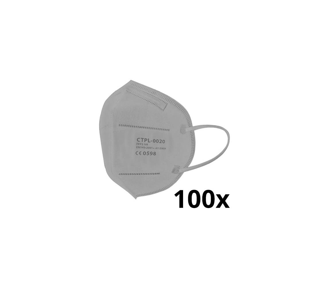 IMobily Media Sanex Respirátor FFP2 NR / KN95 Grey 100ks SL9976-100ks