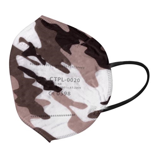 Media Sanex Respirátor FFP2 NR / KN95 maskáčový 1ks