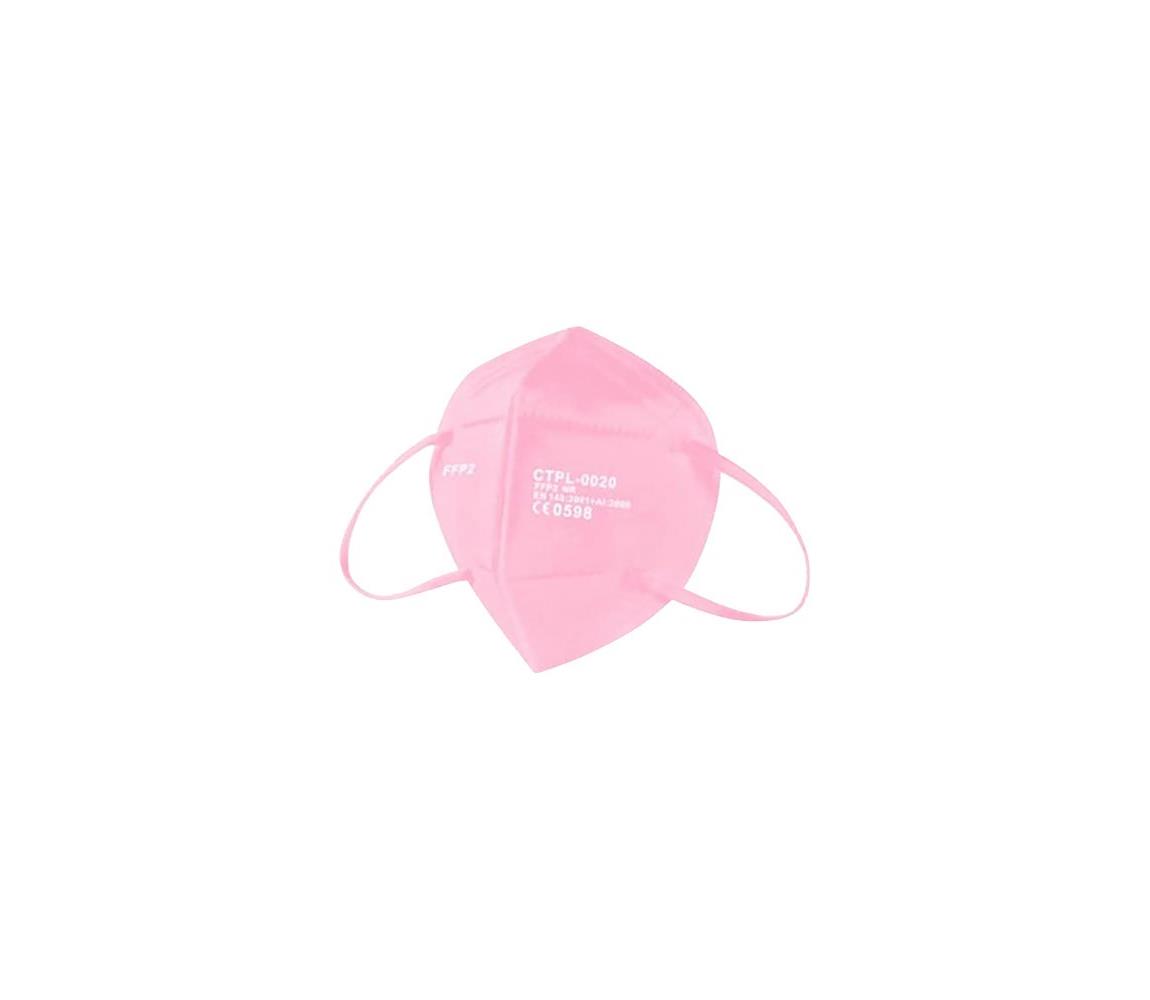 IMobily Media Sanex Respirátor FFP2 NR / KN95 Pink 1ks SL9981