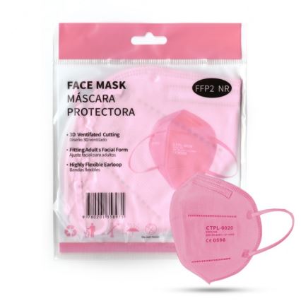 Media Sanex Respirátor FFP2 NR / KN95 Pink 1ks