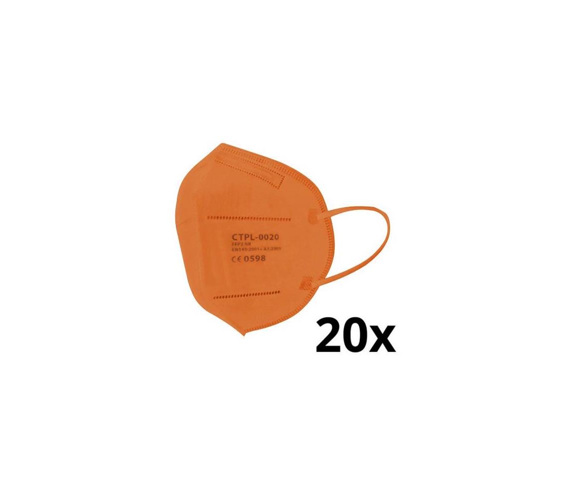 IMobily Media Sanex Respirátor FFP2 NR Orange 20 ks