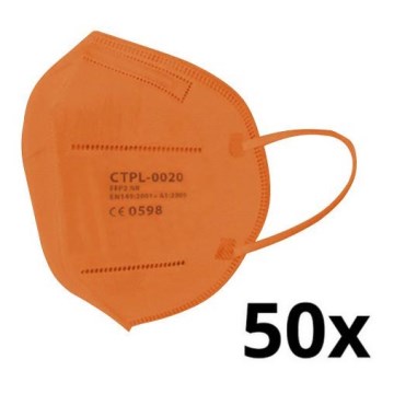 Media Sanex Respirátor FFP2 NR Orange 50ks