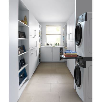 Meliconi 656136 - Mezikus pro pračku a sušičku s výsuvem 60 cm černá