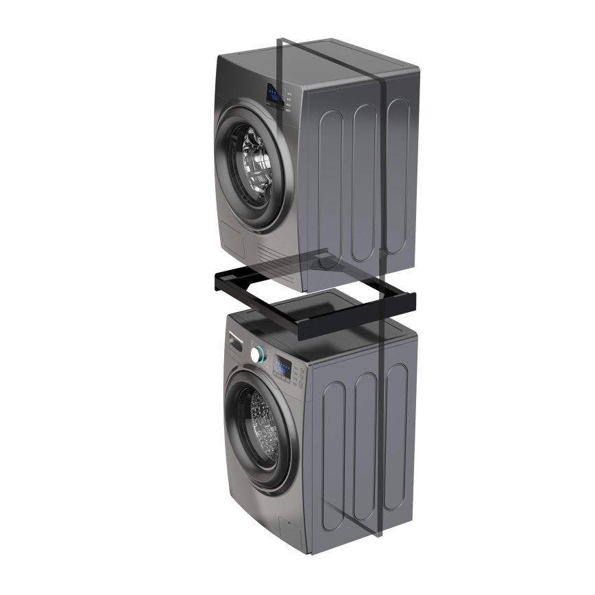 Meliconi 656138 - Mezikus pro pračku a sušičku 70 cm černá