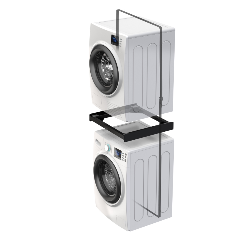 Meliconi 656138 - Mezikus pro pračku a sušičku 70 cm černá