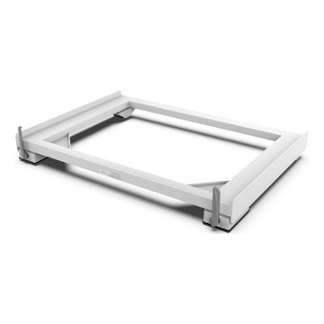 Meliconi 656149 - Antivibrační podložka pod pračku s výsuvnými kolečky 47 cm bílá