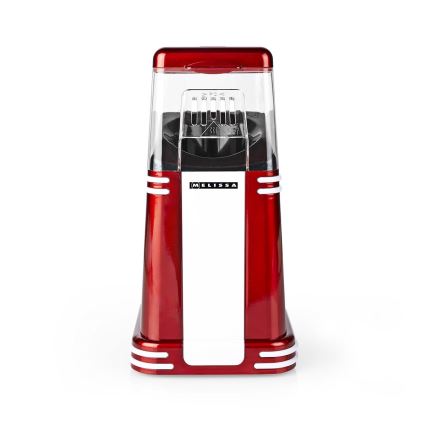 Melissa - Horkovzdušný retro popcornovač 1200W/230V červená