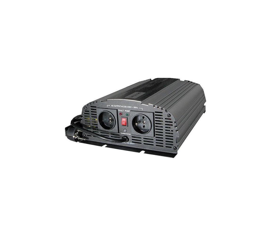 Hadex Měnič napětí 1000W/12V/230V + UPS HD0400