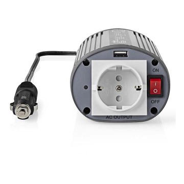 Měnič napětí 150W/12/230V + USB