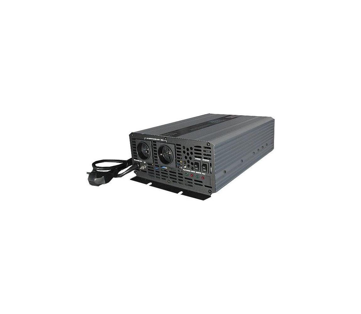 Hadex Měnič napětí 2000W/12V/230V + UPS HD0401