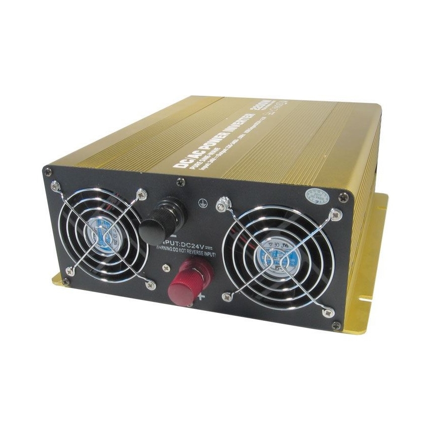 Měnič napětí 2200W/12V/230V + USB