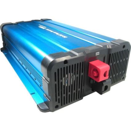 Měnič napětí 3000W/12/230V + drátové dálkové ovládání