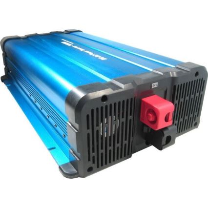 Měnič napětí 3000W/24V/230V + drátové dálkové ovládání