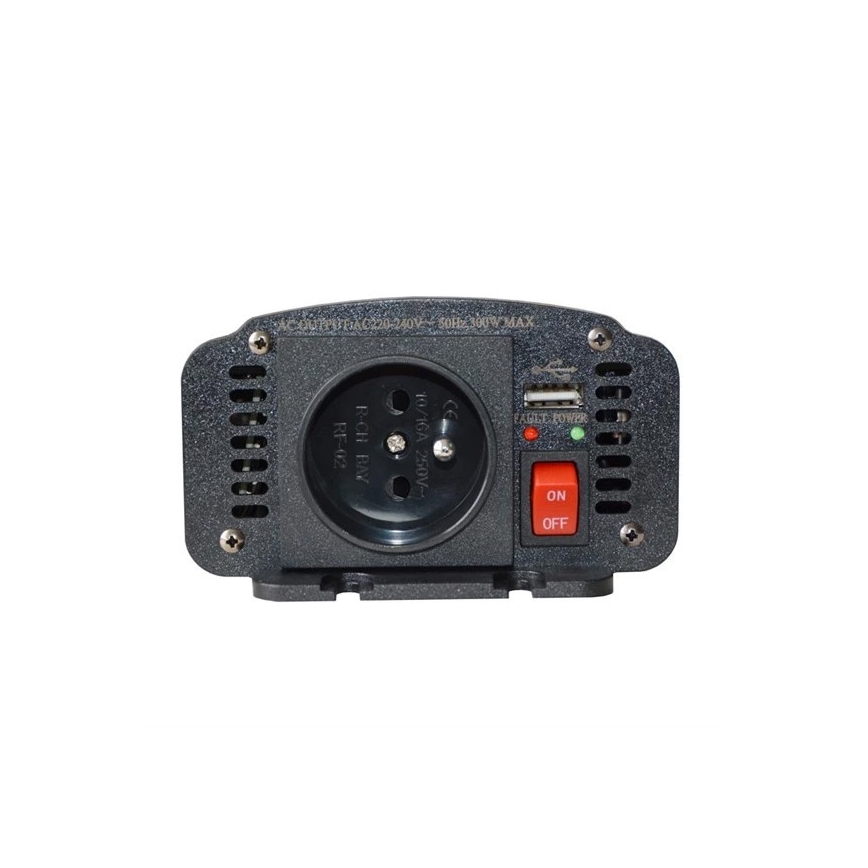 Měnič napětí 300W/12/230V + USB