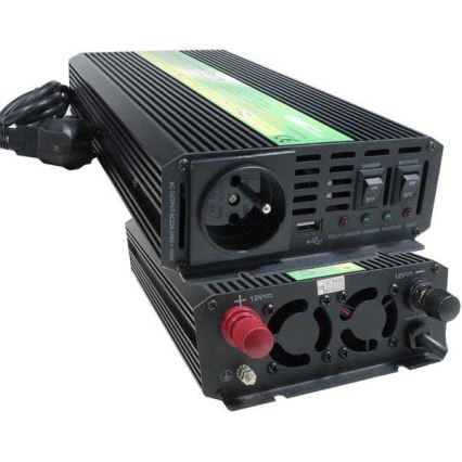 Měnič napětí 600W/12V/230V + UPS