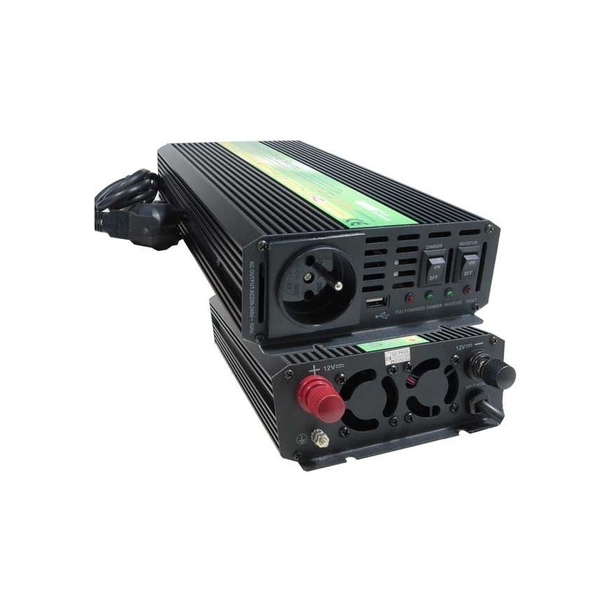 Měnič napětí 600W/12V/230V + UPS