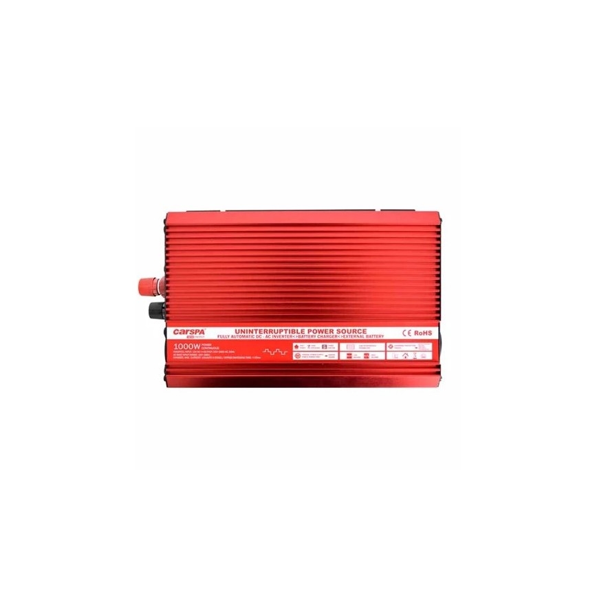 Měnič napětí CARSPA 1000W/12/230V + UPS + nabíječka