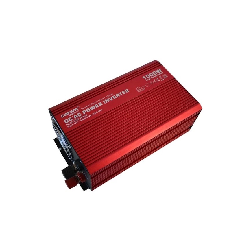 Měnič napětí CARSPA 1000W/12/230V + USB