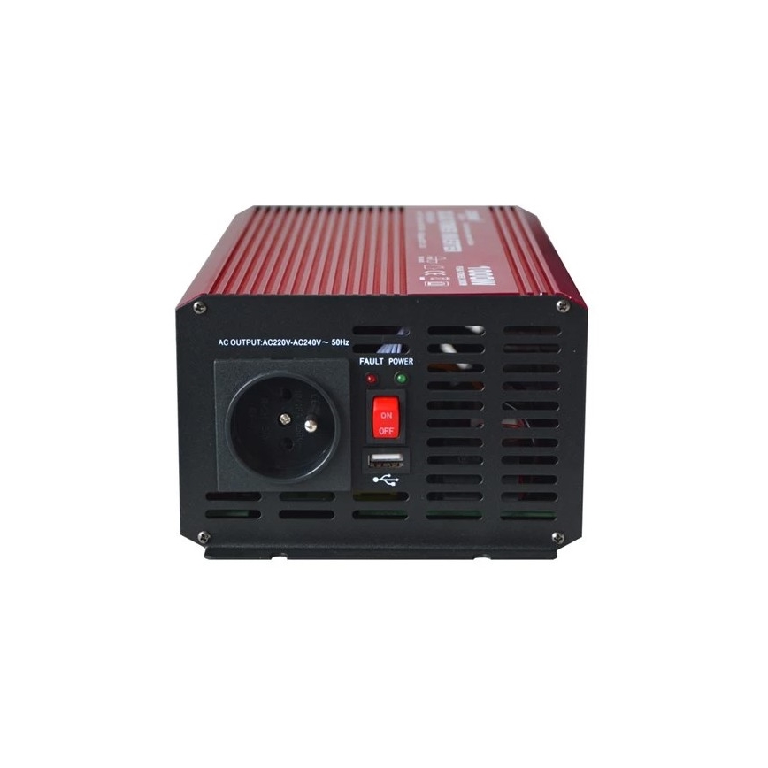Měnič napětí CARSPA 1000W/12/230V + USB