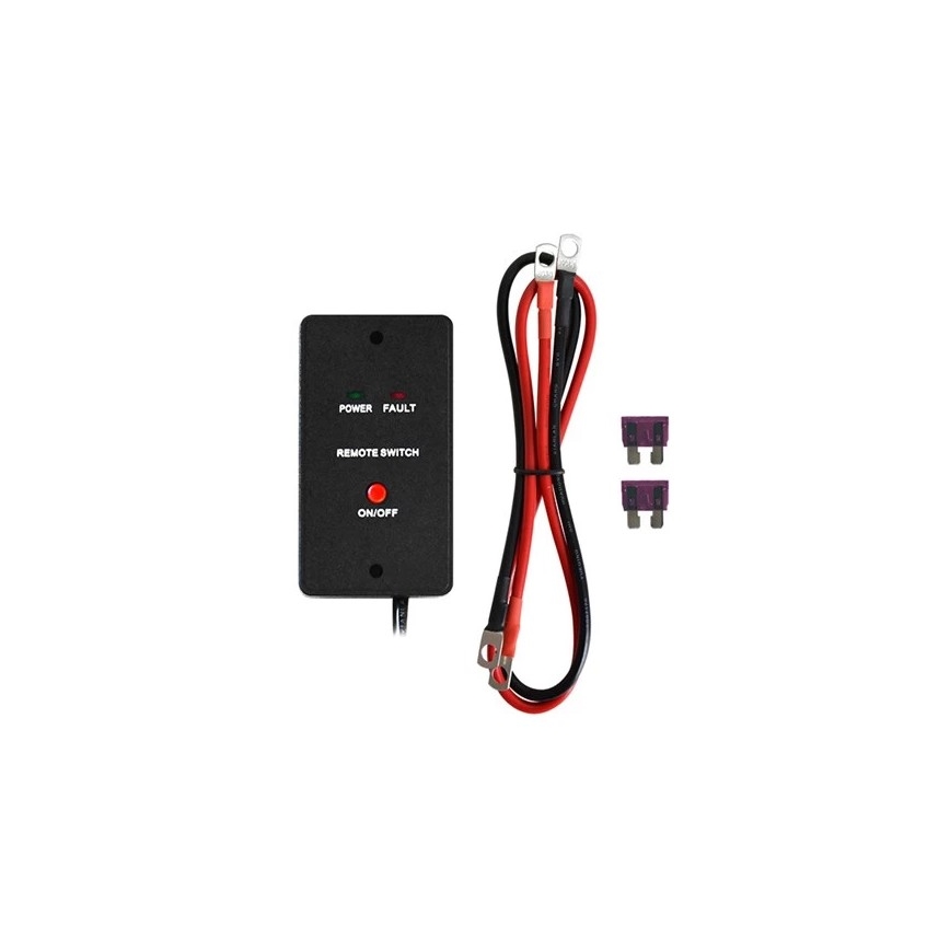 Měnič napětí CARSPA 600W/12/230V + drátové dálkové ovládání