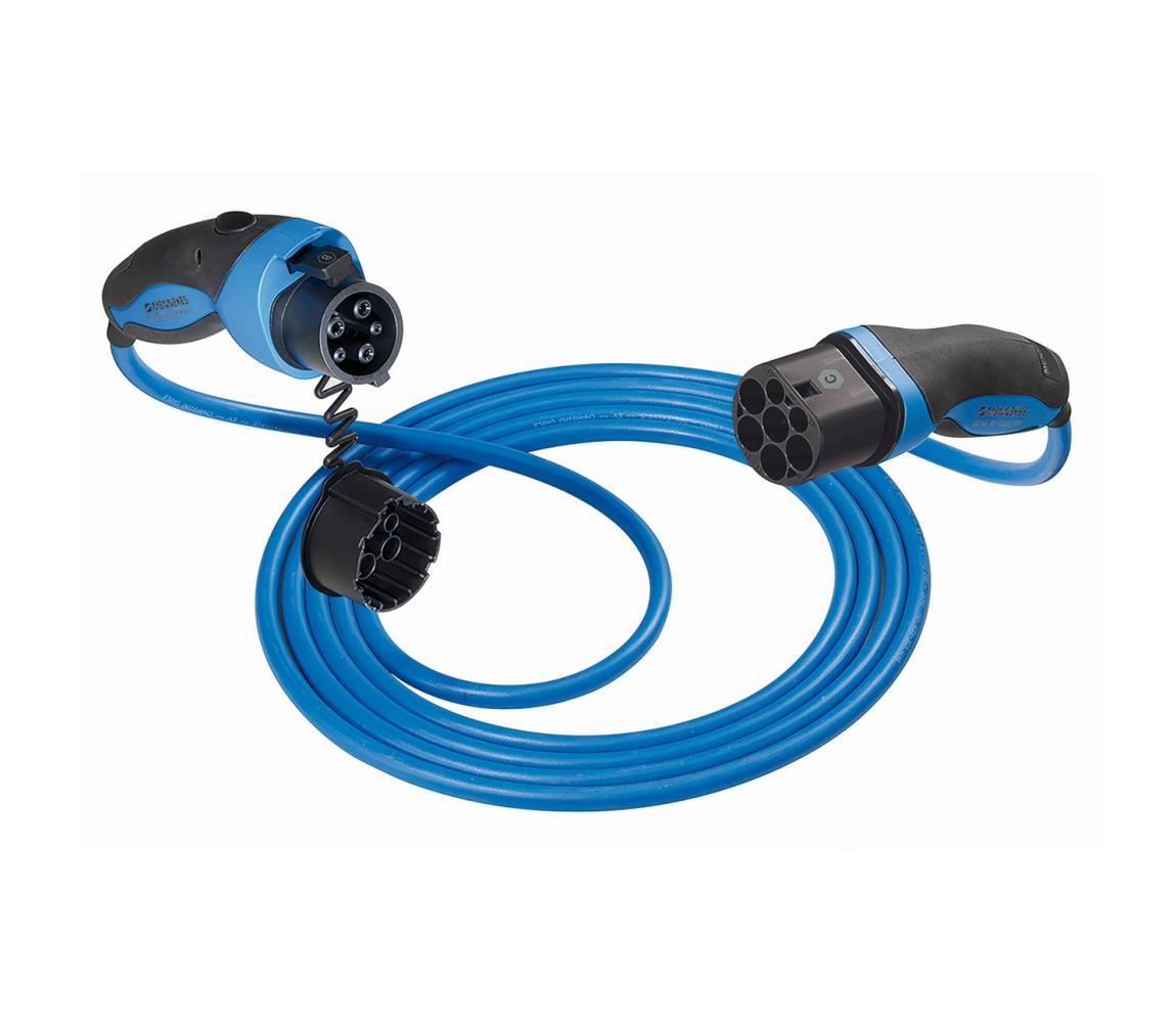 Mennekes Mennekes - Nabíjecí kabel pro elektromobily typu 2 / typu 1 7,5m 3,7kW 20A IP44 PL0472