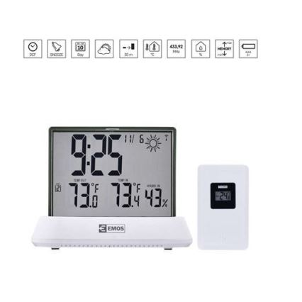 Meteostanice s LCD displejem 2xAAA