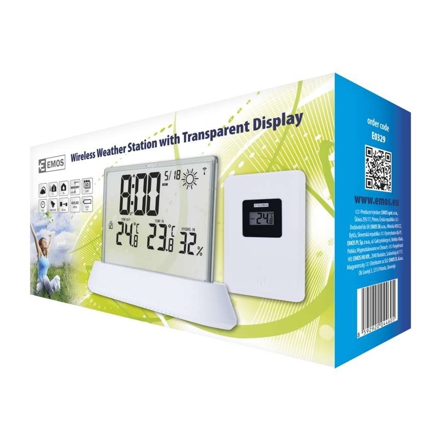 Meteostanice s LCD displejem 2xAAA