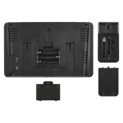 Meteostanice s LCD displejem GoSmart 230V/3xAAA + 2×AAA Wi-Fi Tuya černá