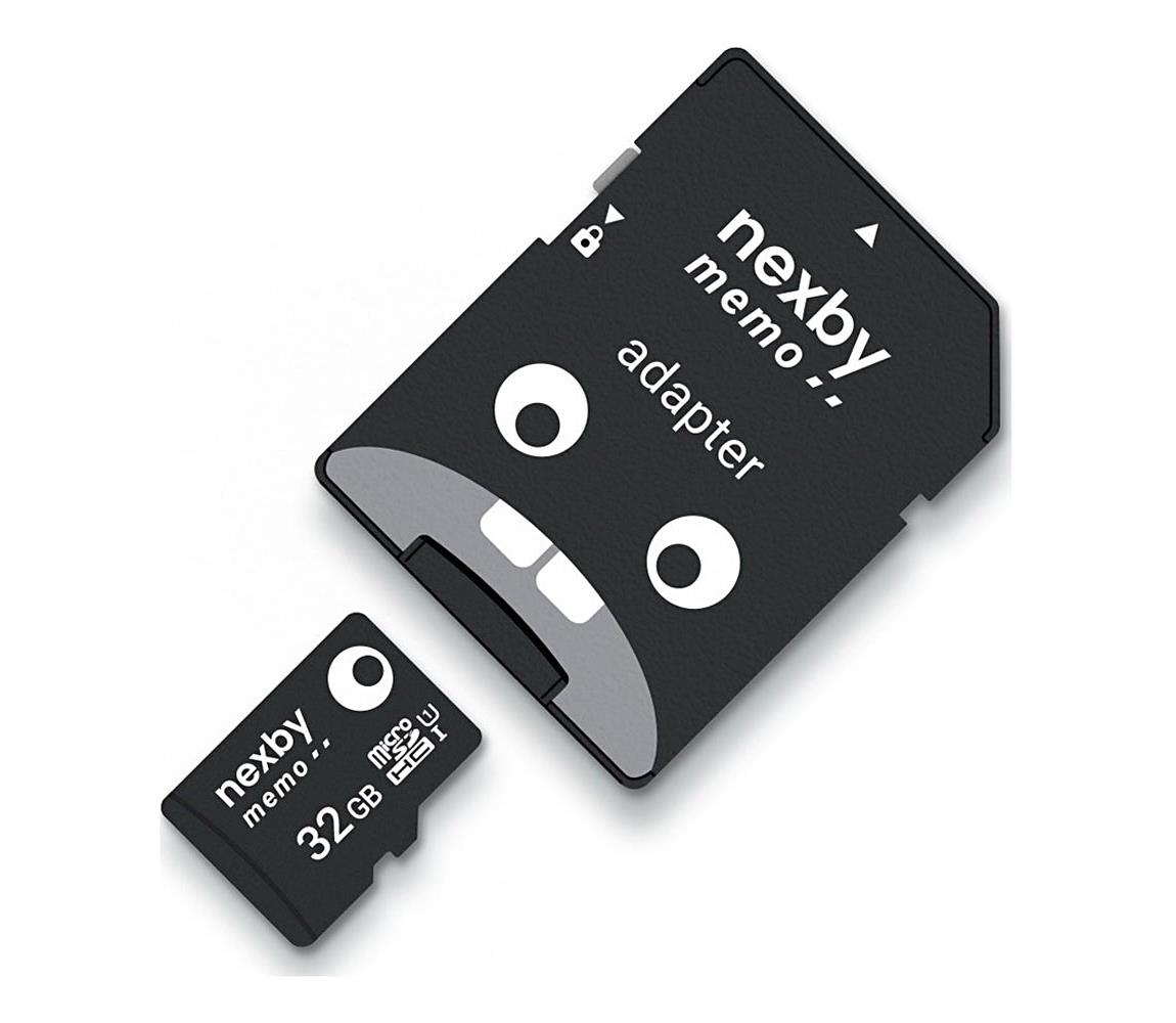 Nexby MicroSDHC 32GB U1 100MB/s + SD adaptér AX0040