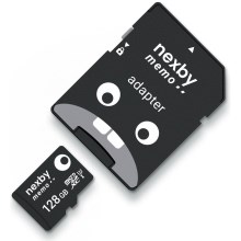 MicroSDXC 128GB U3 100MB/s + SD adaptér