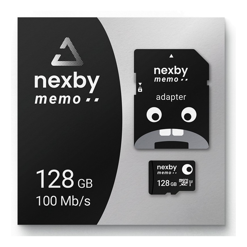 MicroSDXC 128GB U3 100MB/s + SD adaptér
