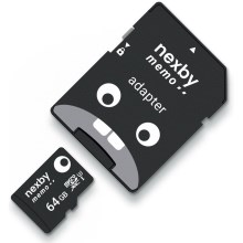 MicroSDXC 64GB U3 100MB/s + SD adaptér