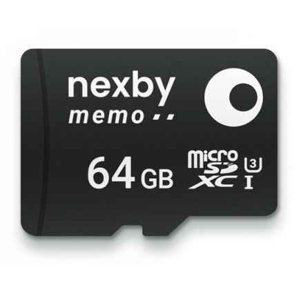 MicroSDXC 64GB U3 100MB/s + SD adaptér