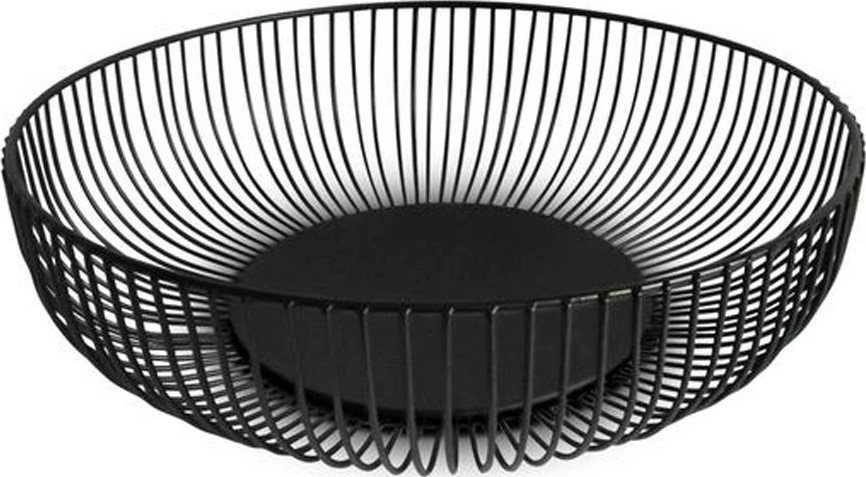 Mísa na ovoce KITCHISIMO pr. 28 cm černá