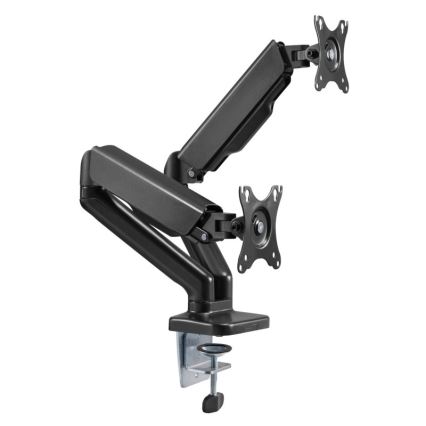 MK FLORIA MKF-21DP113S2 - Nastavitelný držák na dva monitory 32 černá