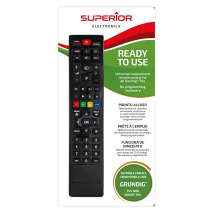 MK FLORIA Superior RC UNI TV Grundig - Náhradní dálkový ovladač pro TV značky Grundig