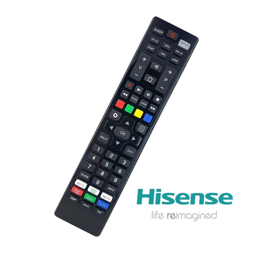 MK FLORIA Superior RC UNI TV Hisense - Náhradní dálkový ovladač pro TV značky HISENSE