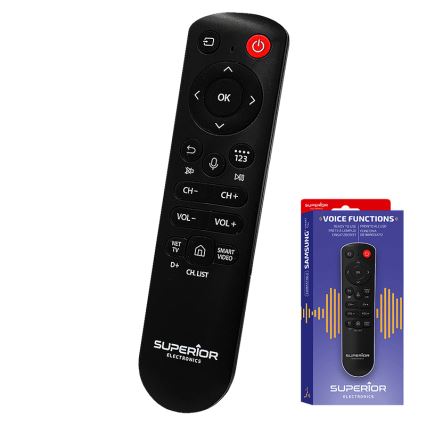 MK FLORIA Superior Samsung Voice - Náhradní dálkový ovladač pro TV značky Samsung 2xAAA