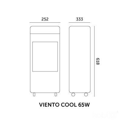 Mobilní ochlazovač vzduchu VIENTO COOL 65W/230V bílá + dálkové ovládání