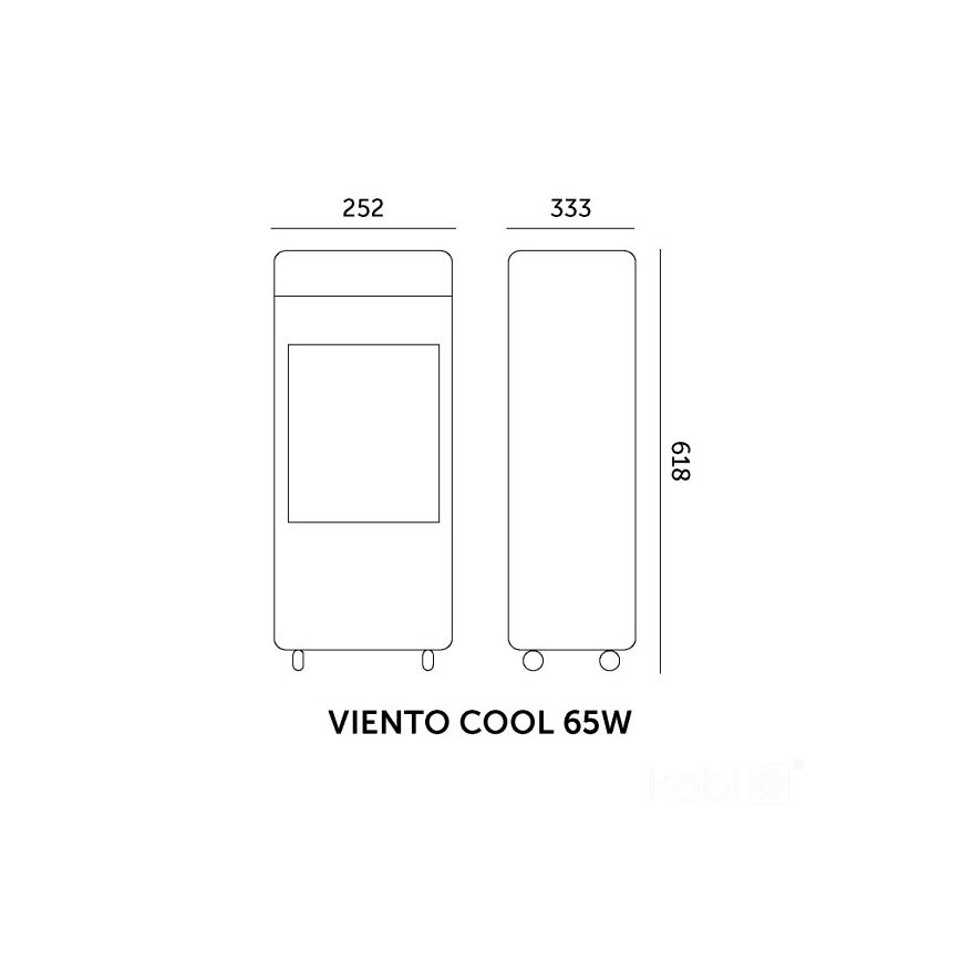 Mobilní ochlazovač vzduchu VIENTO COOL 65W/230V bílá + dálkové ovládání
