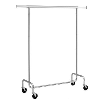 Mobilní stojanový věšák JEAN stříbrná