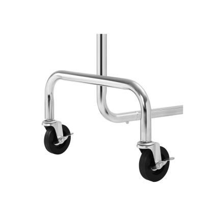 Mobilní stojanový věšák JEAN stříbrná