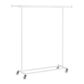 Mobilní stojanový věšák LINEA bílá